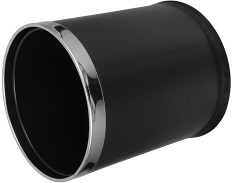ABOOFAN Poubelle Ronde Acier Inoxydable pour Bureau Salle de Bain et Chambre Poubelle pour Hôtels et Maisons pour Gestion des Déchets