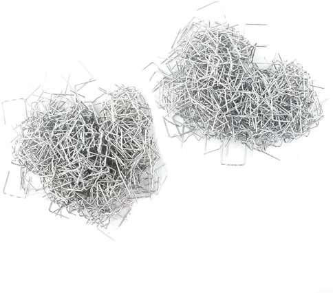 Lot de 1 000 agrafes plates de 0,8 mm pour agrafeuse en plastique, réparation de soudeur, agrafes à chaud prédécoupées, fixations en acier inoxydable, compatibles avec standard