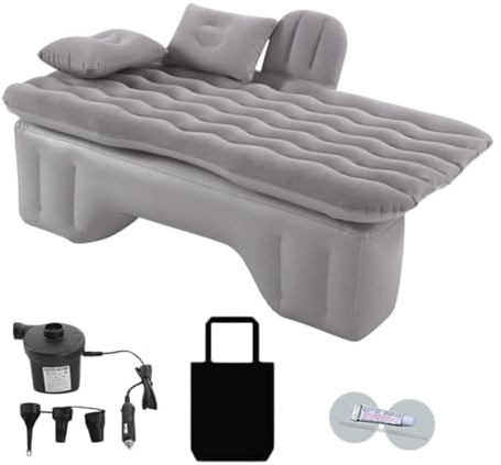 Colchón de aire de automóvil, colchón de automóvil inflable - Cama portátil para acampar colchón de aire de | Almohadillas para dormir para acampar multifuncionales, cama inflable para casa, estu