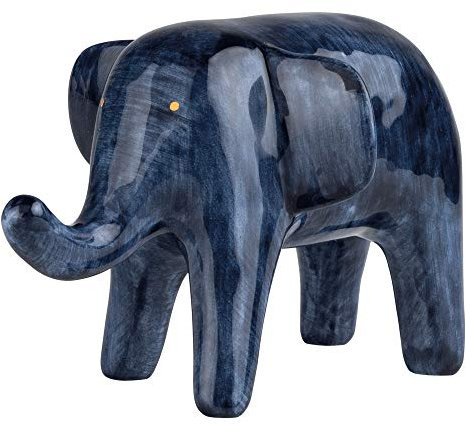 Home Office Arbeitstiere 'Elefant' - Räder Design aus der Serie 'Tintenblau'