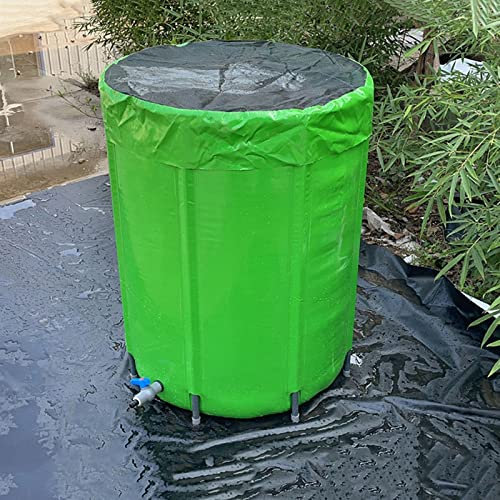 Wassersack Beutel Wasserbehälter Träger Regentonne 1000 500 200 100 Liter, Groß Faltbar Wassersammelsystem/Fänger Groß 80 90 100 cm Vorratsbehälter/Tasche Für Outdoor-Garten, Notsammler Mit Deckel