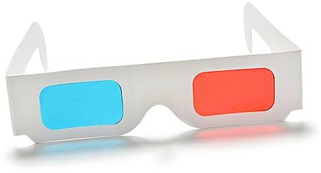 jojofuny 20pcs Paper-framed Glasses for Cinema Movie Game Viewing Lightweight Stereoscopic Eyewear