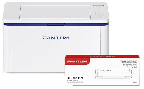 PANTUM BP2309W Imprimante Laser WiFi Noir et Blanc, Impression Manuelle Recto-Verso, 20 Pages/Minute, WiFi USB, Airprint Mopria APP, Fonction Unique A4, avec Toner TL-A2319 (1000 Pages)