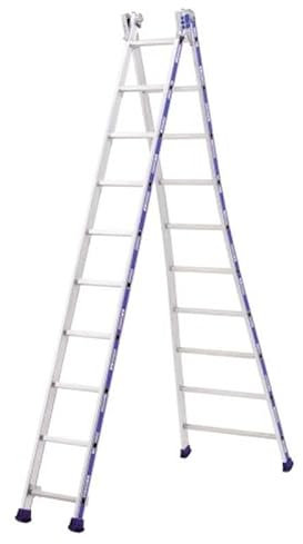 Tubesca - Echelle transformable 2x10 échelons accès 5,78 m max. - PLATINIUM TRANSFORMABLE