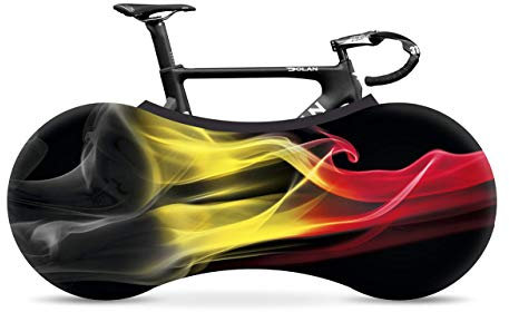 VELOSOCK Indoor Fahrradschutzhülle Fahrradabdeckung zur Lagerung - Belgium - Die Beste Lösung, um Böden und Wände SCHMUTZFREI zu halten - Passt für 99% Aller Erwachsenen-Fahrräder