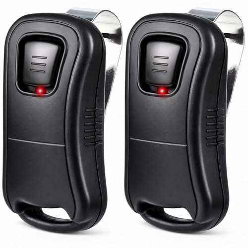 2X for G1T-BX, 38501R Genie Intellicode Garage Door Remote, 1-Button Genie Garage Door Opener Remote Replacement, Auto-Seek Dual Frequency (315/390 MHz)