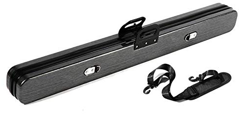YRU 3/4 Stück Queue-Koffer, 122cm for Zentrum Joint Queuen Tasche Billard-Zubehör-Hält 4 Pool Cue(Color:D.)