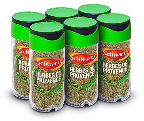 Schwartz Herbes De Provence 11 G | Jar | Pack of 6 | Perfectly Balanced Blend of Rosemary, Thyme, Marjoram & Oregano