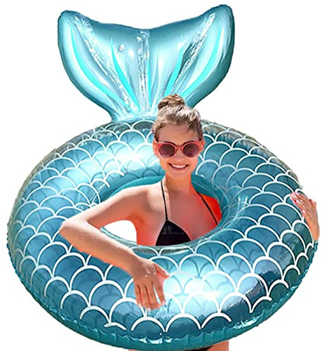 Anello da Nuoto Gonfiabile Gonfiabile Mare Piscina Adulti, Gonfiabile e Galleggiante Swim Ring per Mare e Piscina per Bambini per Adulti, Salvagente Gioco Acquatico per L'Estate
