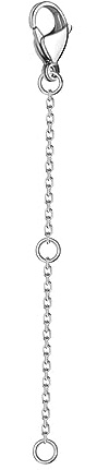 Gerojery 14K Solid Gold Chain 2 3 4 Necklace Bracelet Extender Chain, Delicate Durable Gold Adjustable Extension Chain for Necklace Bracelet Anklet Lobster Clasps