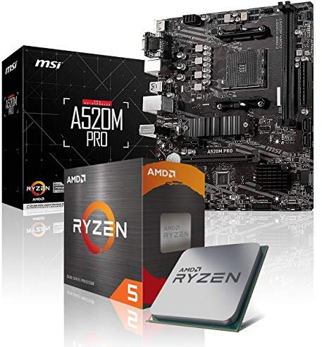 Memory PC Aufrüst-Kit Bundle Ryzen 5 5600GT 6X 4.6 GHz Prozessor, 32 GB DDR4, A520M Pro Mainboard (zusammengebaut inkl. Bios Update + Funktionskontrolle)