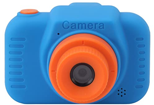 H9 HD Dubbel Lins Kids Digital Camera Barnkamera för Att Ta Foton, Spela in Videor och musik. Jul/födelsedag för Barn (Blå)