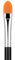 EIGSHOW Eyeshadow Primer Brush, Flat Concealer Brush, Professional Tools for Applying Cream, Blending, Liquid Shadows Eye Primer Base(E828)