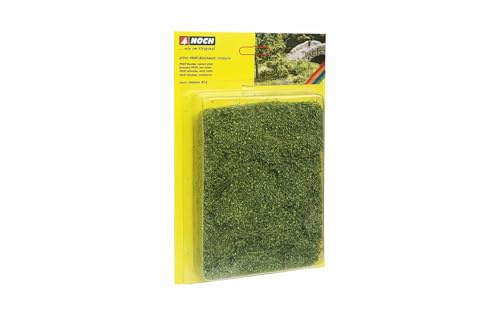 Noch® Buisson Professionnel Vert Moyen, Parfait pour Les buissons réalistes, 40 g pour Les écartements de Voie H0, TT, N, Z, idéal pour la modélisation