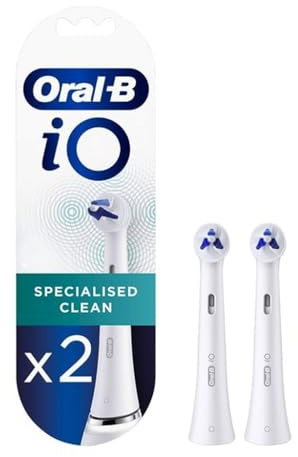 Oral B iO Specialised Clean Replacement Heads, Pack of 2