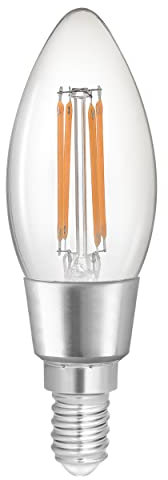 WiZ Smarthome Filament LED Lampe, WLAN. Alexa, Google, 210lm, 2200-5500K, 15.000h, E14, weiss