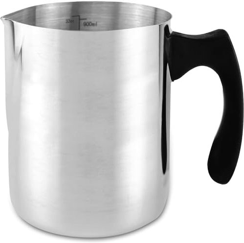 Aslanka Versatore per candele, 907 g, doppio fornello in acciaio inox 304, con manico resistente al calore e beccuccio antigoccia