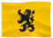 Drapeau médiéval avec armoiries pour s'amuser en plein air Drapeau historique (comté de Flandre)