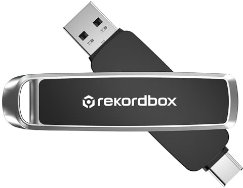 SanDisk DJ Unidad Flash 512GB (Pioneer DJ y AlphaTheta Compatible, Dos Conectores con USB-A y USB-C de Alto Rendimiento, hasta 1000 MB/s de Lectura, Tres Meses del Plan Creative de rekordbox)