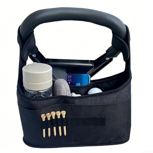 Sac de rangement pour chariot de golf, sac de rangement sécurisé pour chariot de golf, conçu pour transporter des balles de golf, des t-shirts, des gants et des accessoires sans bouger pendant