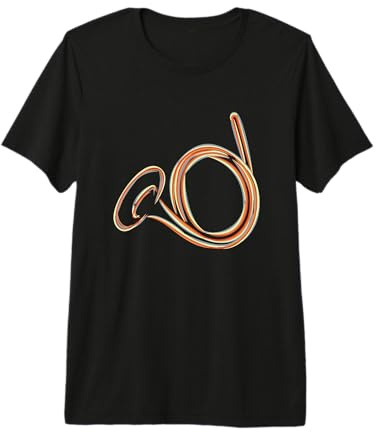 Cor d'harmonie Esquisse Corniste T-Shirt Haut de Gamme