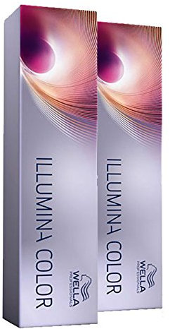 Wella 2x Illumina Color 6/16 Dunkelblond Asch-Violett 60 Ml