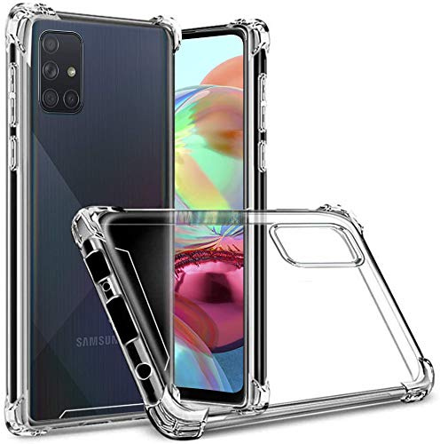 Totill Hülle für Samsung Galaxy A71, Crystal Clear Durchsichtige Anti-Gelb Anti-Kratzer Anti-Scratch Dünn Handyhülle, Wasserdicht Handyhülle, Samsung A71 Case Cover Funda Coque （6.7）-Transparent