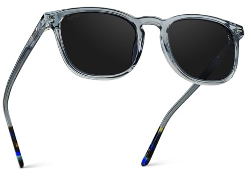 WearMe Pro WMP Eyewear - Men's Polarized Modern Rounded Square Sunglasses