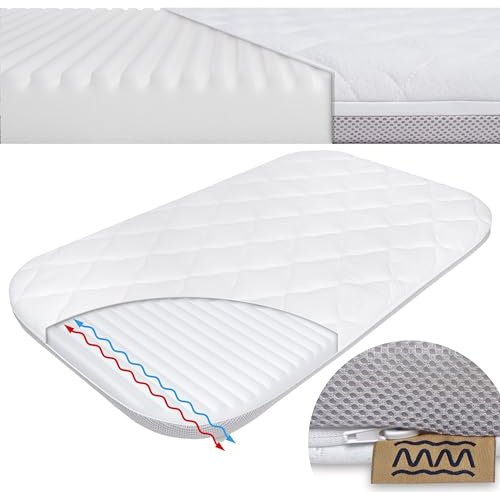 Matelas pour lit d'enfant 82x50 | Matelas pour lit d'enfant | Matelas pour lit de bébé 82x50 | | Matelas pour Parc d'enfant | Kinderkraft UNO | Chicco Next2Me - Oeko-Tex Certified