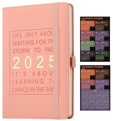 Tagesplaner 2025, akademischer Tagebuch, Tag pro Seite, von Januar 2025 bis Dezember 2025, bester Agenda und Tageskalender zur Steigerung der Produktivität und Dankbarkeit, persönlicher