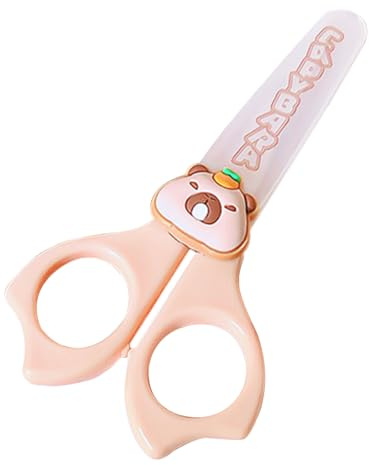 Belle Per Bambini | Scissori Sicuri Con Punta Rotonda Di Capybara, Mango Non Slip Per Mestieri, Tag?i, Scuola Elementare, Tagli, Tagli Di Carta E Progetti Creativi