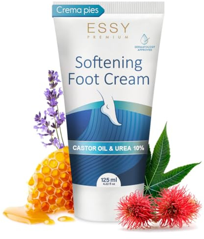 Essy Crema Piedi 125 ml, Cura Piedi con Urea 10% per Talloni Screpolati