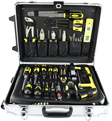 CAJA DE HERRAMIENTAS ALUMINIO 159 PIEZAS