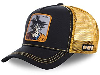 Kappe Jungen Dragon Ball Z, Cap Kinder, Goku, Hypoallergen, Schwarz, Einheitsgröße