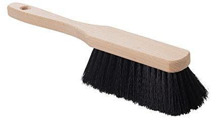 Novaliv 3 setole in plastica, nere, scopa in legno, setole morbide, adatte per scopa da campeggio, scopa a mano, scopa per auto, scopa ideale per auto, spazzola a mano in legno