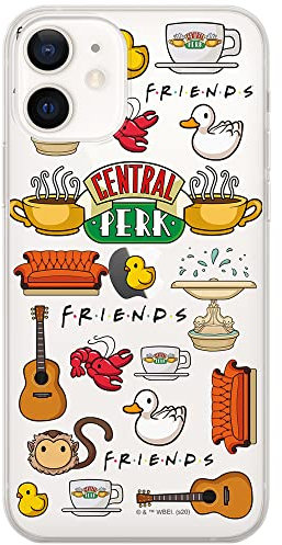 ERT GROUP Custodia per smartphone originale e con licenza ufficiale Friends per IPhone IPhone 12/12 PRO, forma ottimale dello smartphone, antiurto
