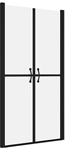 vidaXL Duschdörr frostad ESG (68-71) x190 cm