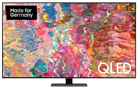 Samsung QLED 4K Q80B 65 Zoll Fernseher (GQ65Q80BATXZG, Deutsches Modell), Quantum HDR 1500, Quantum Prozessor 4K, Dolby Atmos, Smart TV [2022]