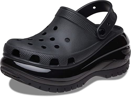 Crocs Unisex Mega Crush Clog Clog, Schwarz, 41 EU