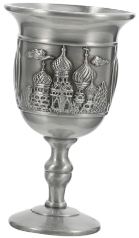 PRETYZOOM adornos de copa de metal taza decorativa copa de de metal de acero inoxidable antigua taza de bendición s retro de vino cáliz chino s de cáliz