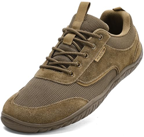 JUJIAOSO Unisex Wide Barefoot Shoes for Men Women Outdoor Trail Running Minimalist Walking Shoes Lightweight and Breathable