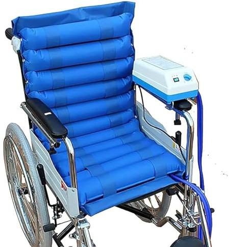 Colchón De Aire De Presión Alterna, Cojín De Presión para Úlceras por Presión con Bomba Eléctrica, Cojín Inflable para Silla De Ruedas con Bomba, para El Tratamiento De Úlceras por Presión Y Llagas.
