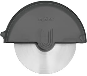 Zyliss Roulette à Pizza, Coupe-pizza avec lame rotative en acier inoxydable, Couvercle de lame inclus, Manche ergonomique, Compatible lave‑vaisselle, 13 cm