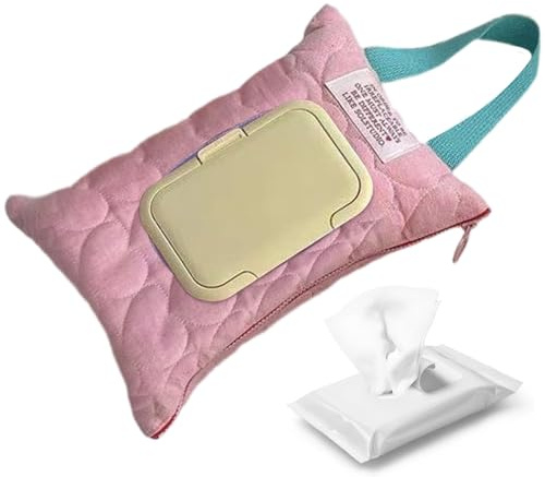 Dispensador De Toallitas Bolsa Dispensadora Acolchada Para Viaje De Pañales | Contenedor De Toallitas Para Cochecito Para Viaje Diario Camping Coche Y Cambiador De Bebé