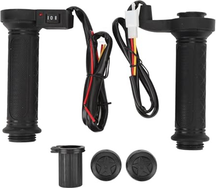 kaisudiAP Empuñadura calefactable para Motocicleta de 12V, manillares calefactables para Motocicleta IP67 Antideslizantes de 3 Engranajes