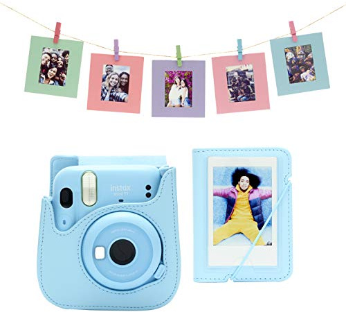 instax 70100147884 instax mini 11 Kit de accesorios para cámara, azul cielo