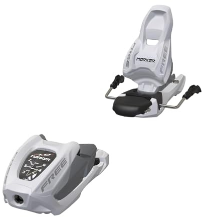 Marker 2021 Free 7 White/Silver B95 Ski Bindings