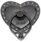 Rohans RK TECH Phone Ring Bracket holder, Love Heart Diamond Shape Finger Grip Stand Holder Ring Car Mount Phone Ring Grip Smartphone Ring stent Tablet Rose Gold (Heart Black)