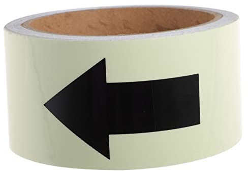 CANIGHT Lichtband Leuchtklebeband Leuchtband Orangefarbenes Warnband Im Dunkeln Leuchtendes Band Fluoreszierendes Band