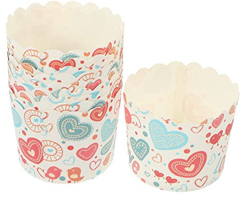 Cabilock 100piezas Envoltorios Para Cupcakes Caseros Capacillos Decorativos Para Hornear Desechables